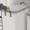 Foldable Blanket Clothing Storage Bags with Lids and Reinforced Handle Bags for Bedding and Clothes Organization
