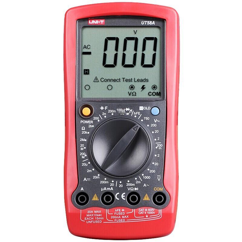 UNI-T UT58A Large Screen Digital Multimeter (CN version)