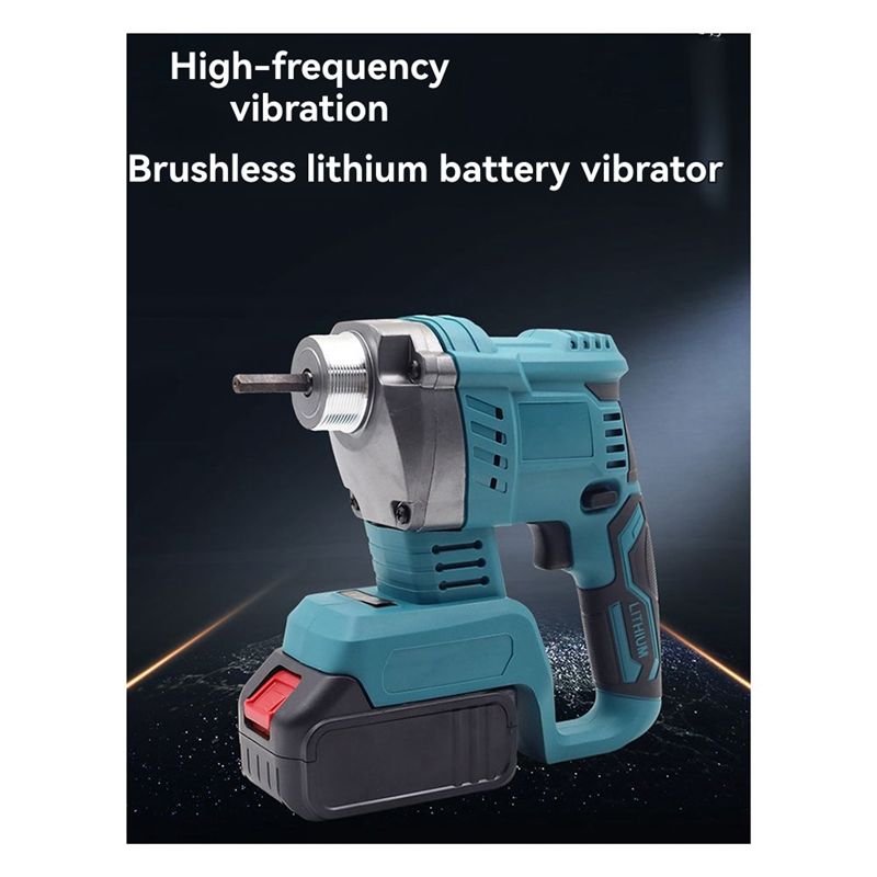 Easy Use 18V Cordless Concrete Warrior 3-In-1 Vibrator/Compactor Mixer Tool For Cement No Battery Included For