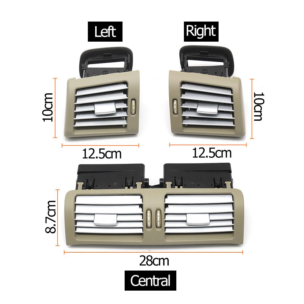W251 Car Front Left Right Central Air Conditioning AC Vent Grille Complete Assembly For Mercedes Benz R Class R300 R320 R350