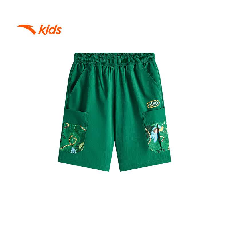 Anta Kids  Quick-Dry Woven Shorts for Boys 160