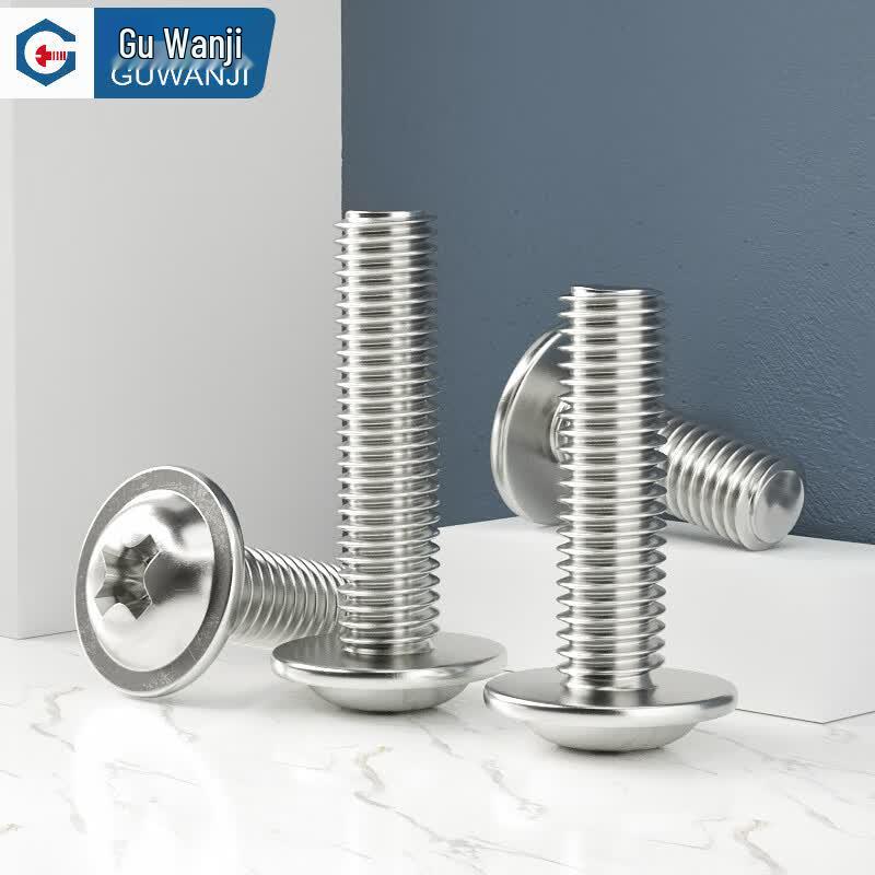 304 Stainless Steel Phillips Pan Head Machine Screw with Washer