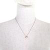 Great TIFFANY&Co. Necklace Double Open Heart Pendant Silver 925 Women Used