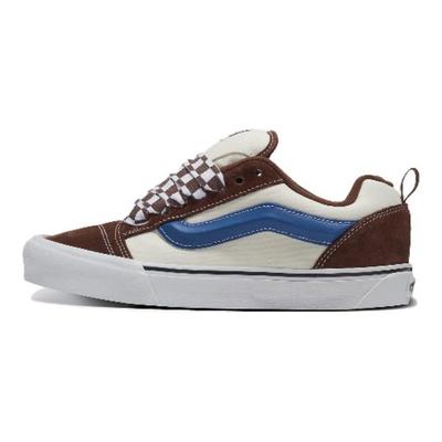 Knu-Skool Mega Check - Terreau Baskets Unisexe Marron VN0009QCDMV