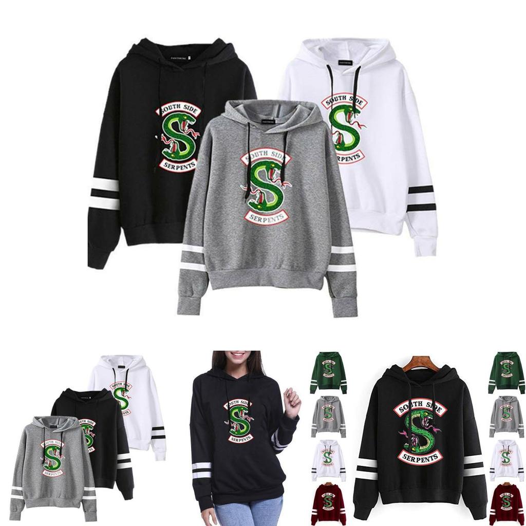 Serpents South Side Hoodie Riverdale Veronica Snake Gang Sweatshirt Top Pullover