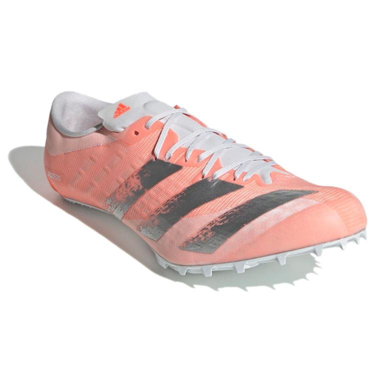 Adidas Adizero Prime Sprint Spikes Low top Running Shoes Men's Pink Silver EE4586