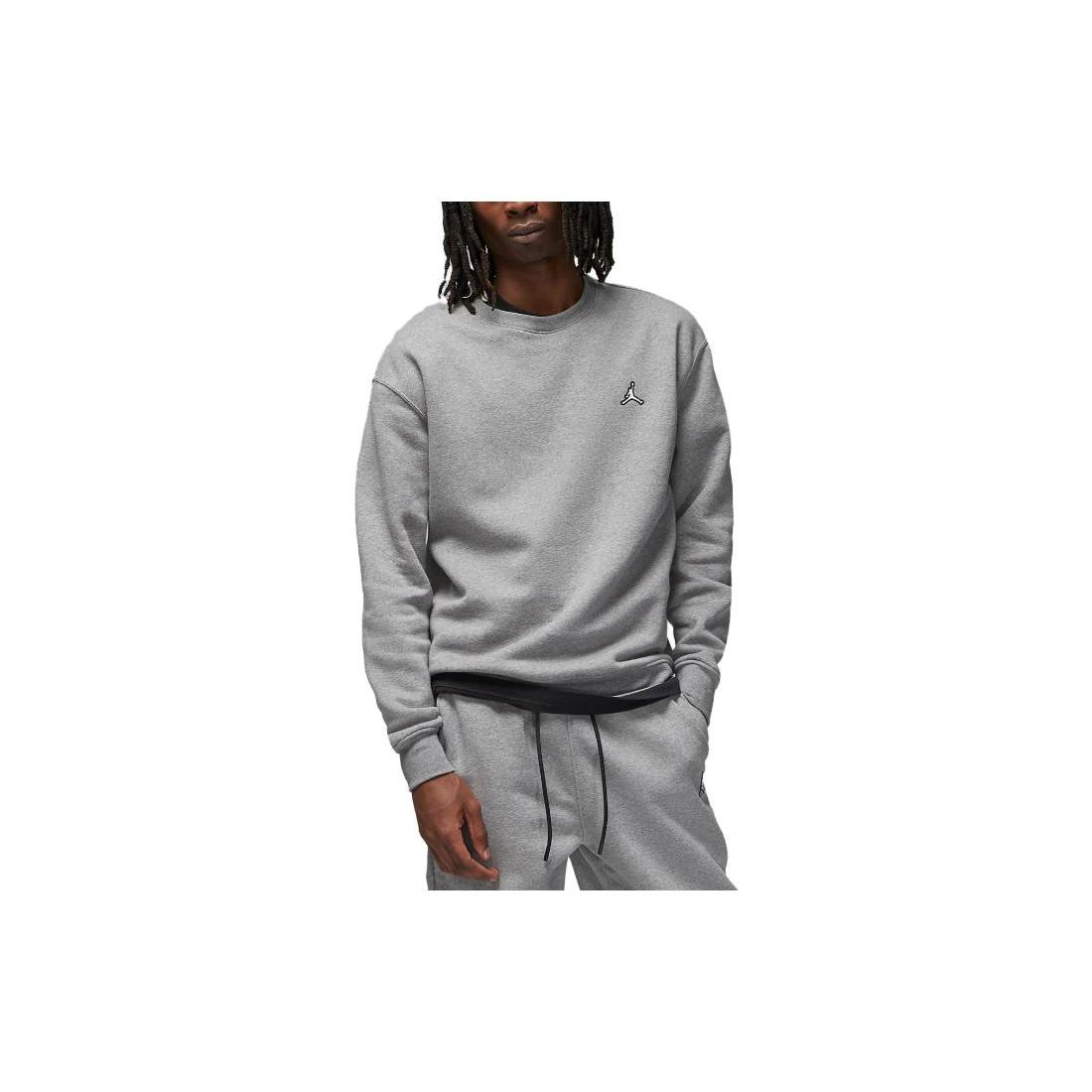 

New Jordan Essentials Fleece Crew Pullover Sweatshirt DQ7520-091 S