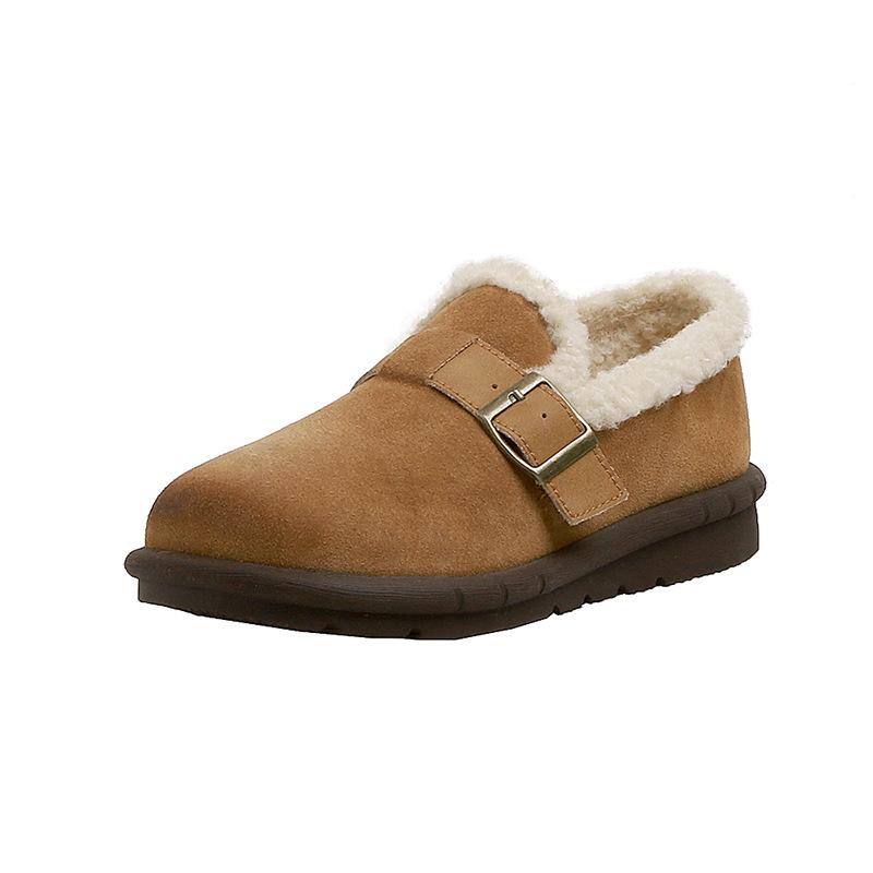 

New spot retro all-inclusive full help thick-soled Birkenstocks for women s 2025 winter new models with velvet to keep warm and a foot pedal hair 40