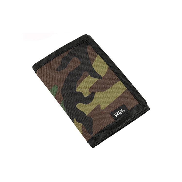 Vans Checkerboard Velcro Closure Canvas Wallet Unisex Wallets Camouflage VN000C3297I Camouflage
