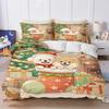 Christmas Gifts Pet Dog Bedding Set Duvet Cover 100% Polyester Suitable For Children And Adults 3-Piece Set 1 Quilt Cover