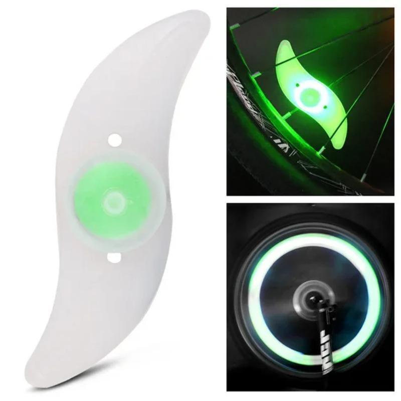 1PC Bike Wheel Spoke Light Tire Lights 3 Mode Wheel Color Spoke Light LED Waterproof Bike Safety Warning Spokes Lamp Bike Decor
