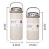 1000/1200Ml Stainless Steel Insulated Kettle With Straw, Vacuum Bottle For Office, Car, Travel, Camping & Holiday Gifts