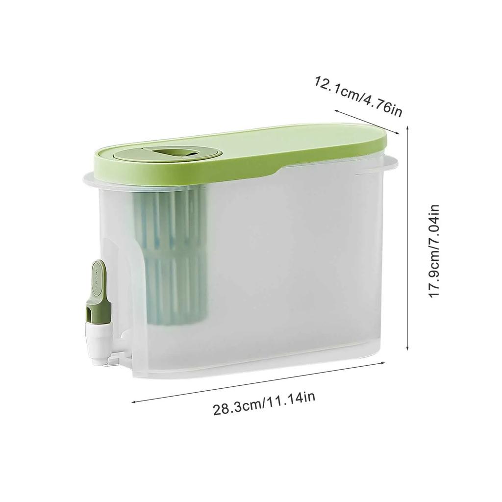 New Large Capacity Cold Water Pitcher Cold Kettle with Faucet in Refrigerator Iced Beverage Dispenser Refrigerator