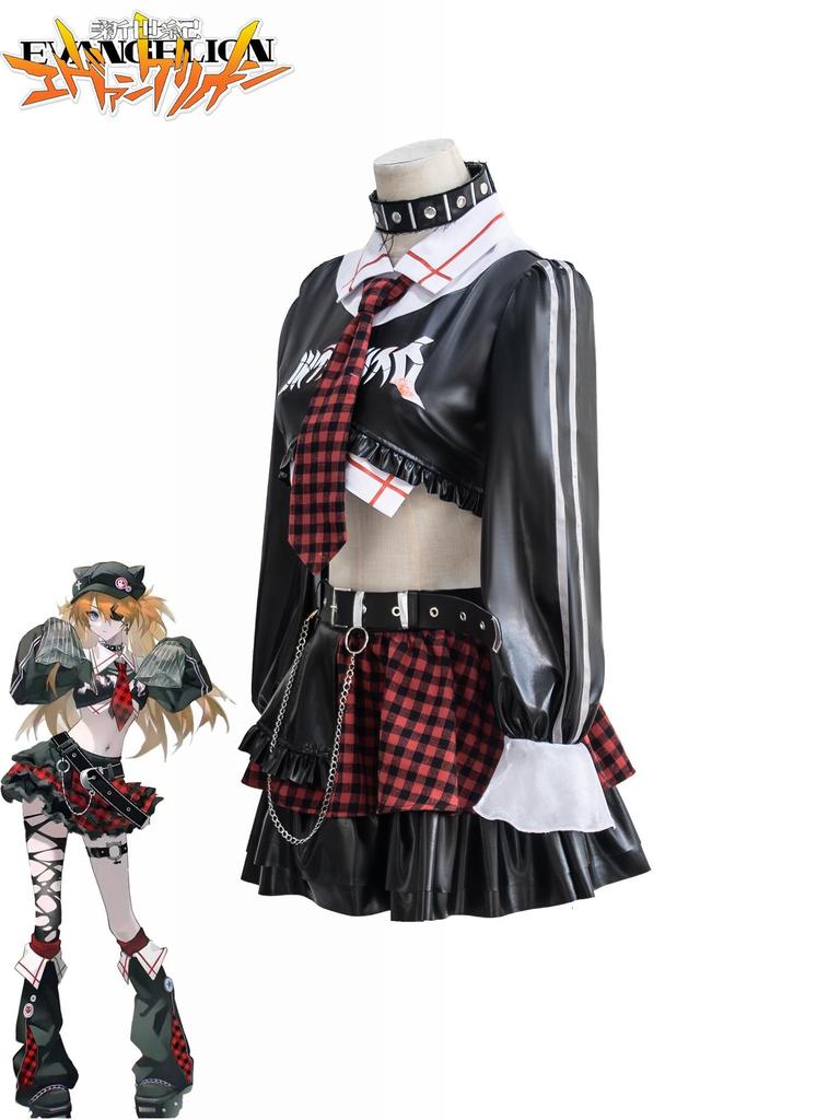 Asuka Rock Band Warrior Anime Cosplay Costume