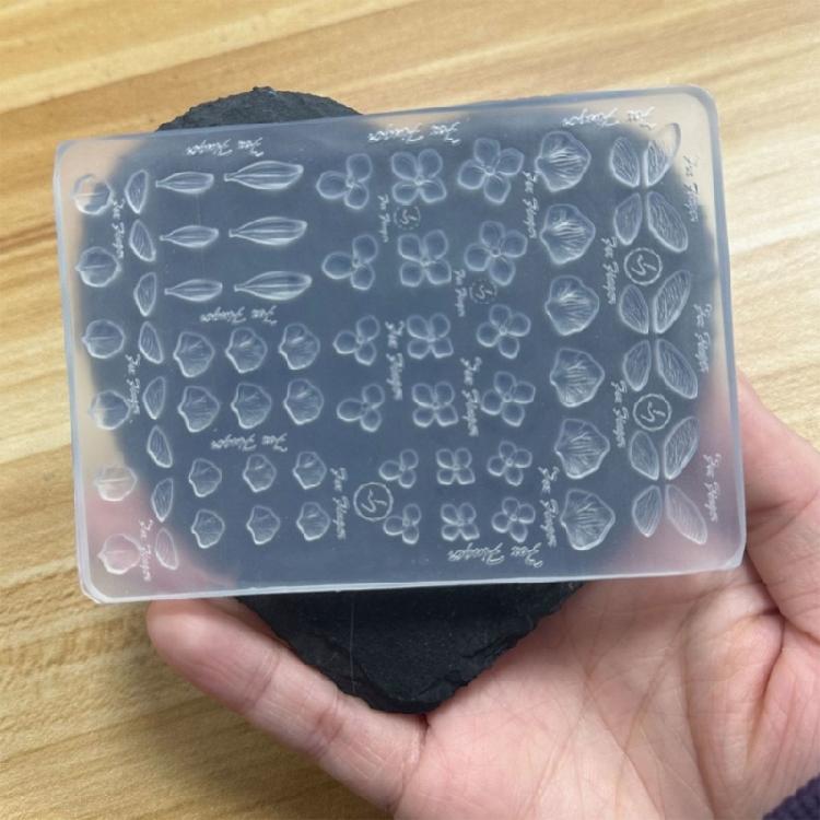 Professional Grade Silicone Nail Art Mold Featuring Thin 3D Butterfly And Leaf Embossing For Individualized Designs Washable