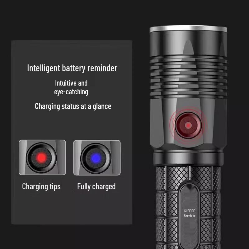 SUPERFIRE L5-S P50 Rechargeable High-Power Flashlight