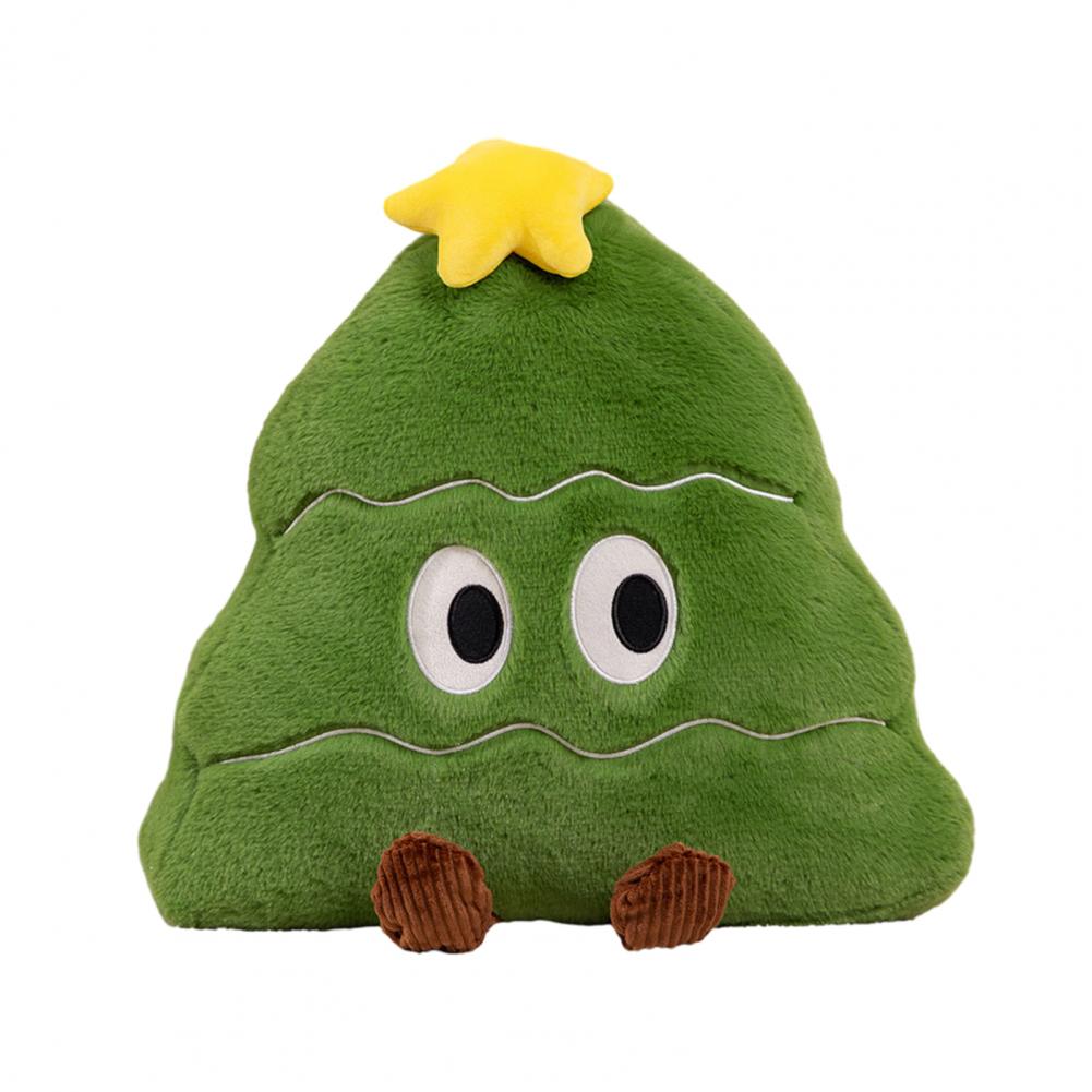 Christmas Tree Plush Pillow Blanket Cartoon Tree Shape Throw Pillow Stuffed Plushie Hugging Cushion Living Room Decoration 3070₽