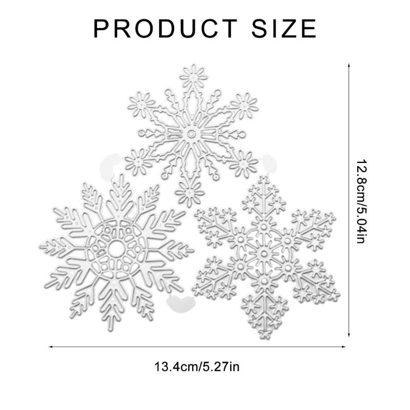 Snowflake Embossing Cutting Dies Embossing Die Cuts for Birthday Card Party Invitation Making DIY Scrapbooking Craft