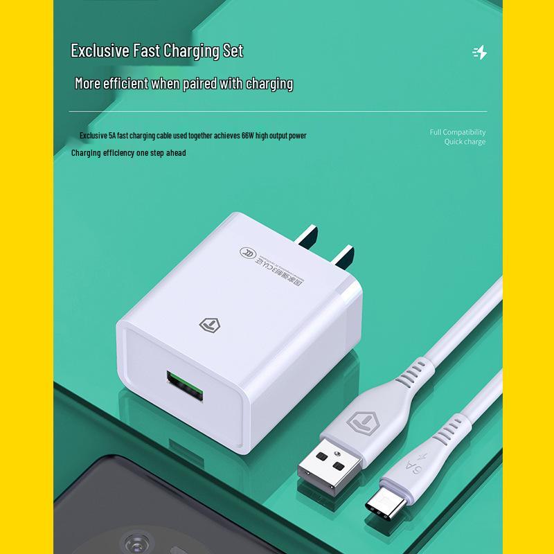 66W Super Fast Type-C Charger Set for Android, Apple, Huawei