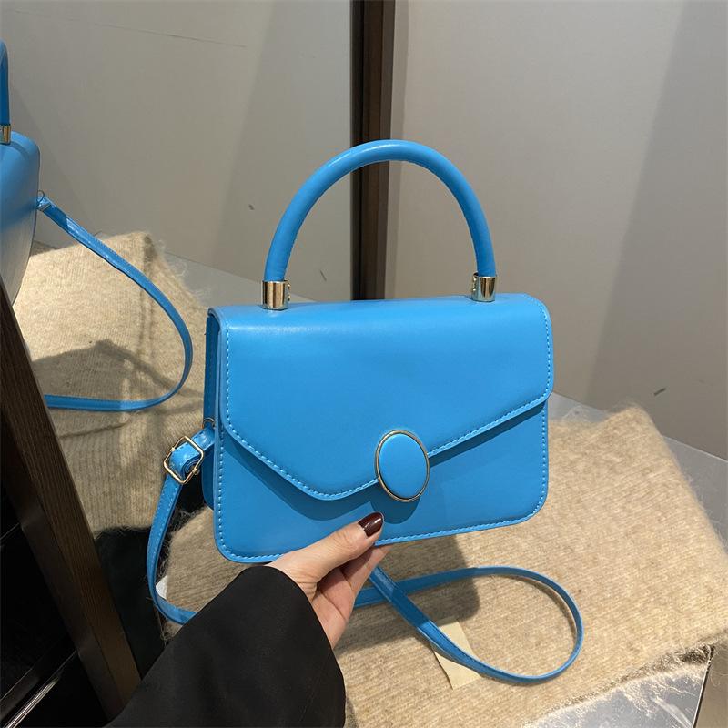Women's Handbag 2025 Winter New Versatile Ins Solid Color Small Square Bag Women's Bag