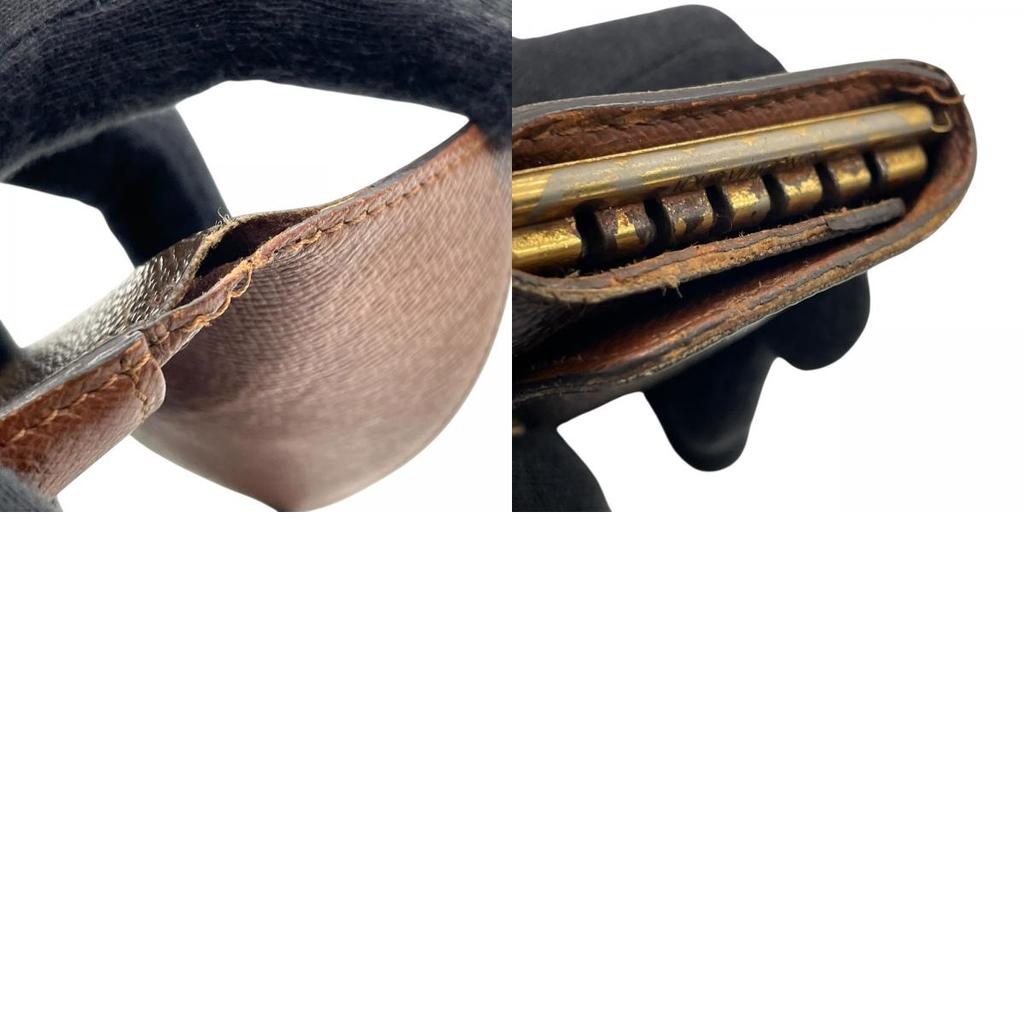 Gebrauchter LOUIS VUITTONSchlüsselanhänger Braun PVC/Leder Unisex