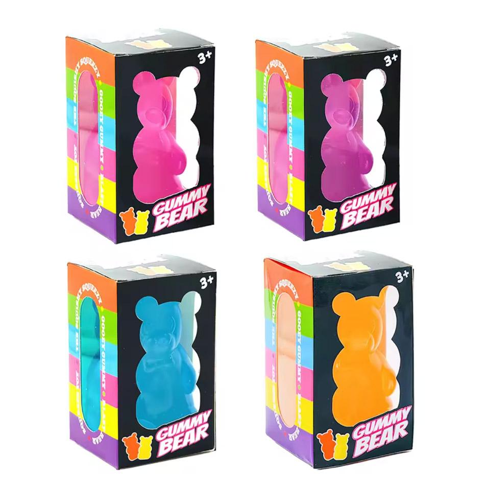 Little Bear Maltose Pinch Toy Slow Rebound Stress Relief Ball Fidget Squeeze Sensory Toy For Relax