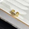 Fashionable Wheat Themed Open Rings Decoration for Women Adjustable Designs Sturdy Alloy Jewelry Statement Pieces