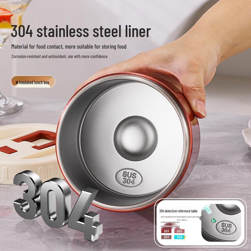 

YouChouMao Student Insulated Stainless Steel Lunch Box