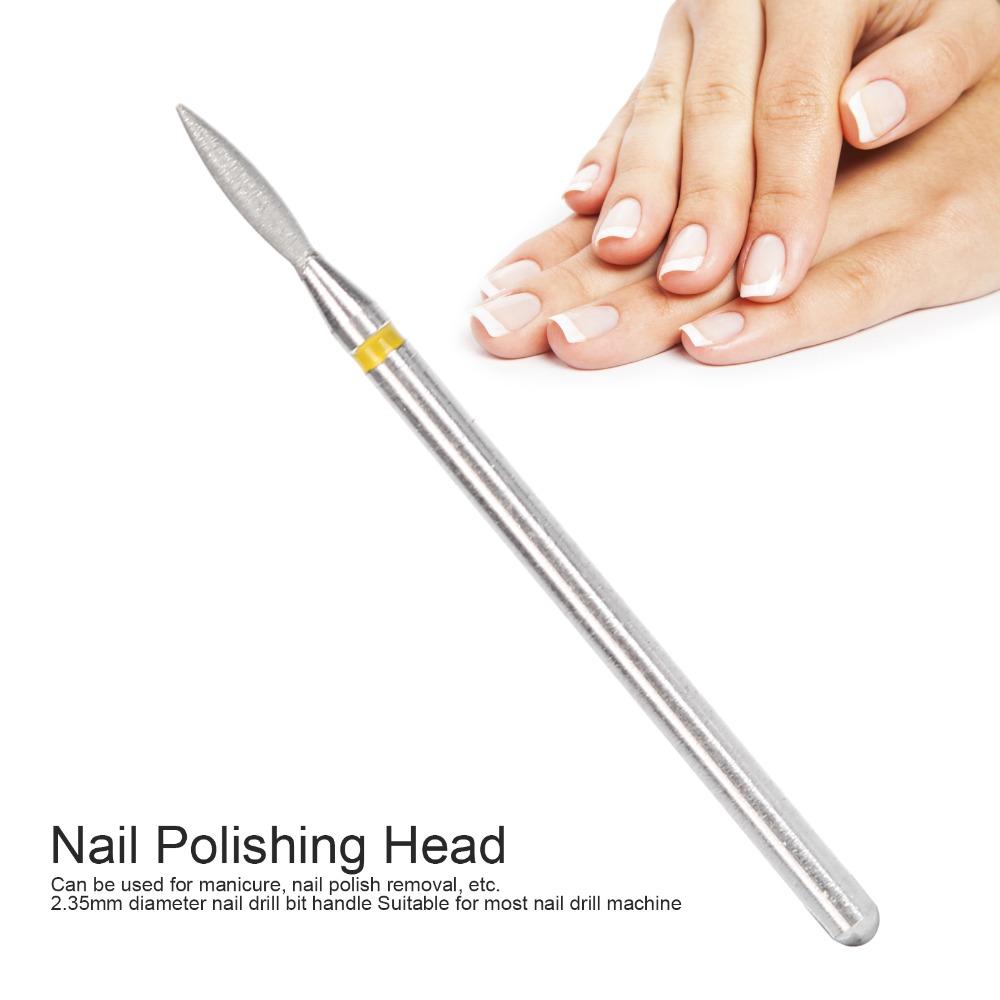 50pcs Replacement Head Nail Drill Bits Cylinder Shape Nail Drill Bit Set  For Nails