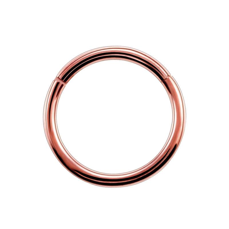 Kolczyk do nosa kółko zamknięte ze stali nierdzewnej 316L biżuteria piercing