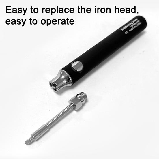 Lötkolben mit drei Gängen, schnelles Aufheizen, hohe Temperaturbeständigkeit, tragbarer kabelloser Lade-Schweißstift, Werkstattbedarf