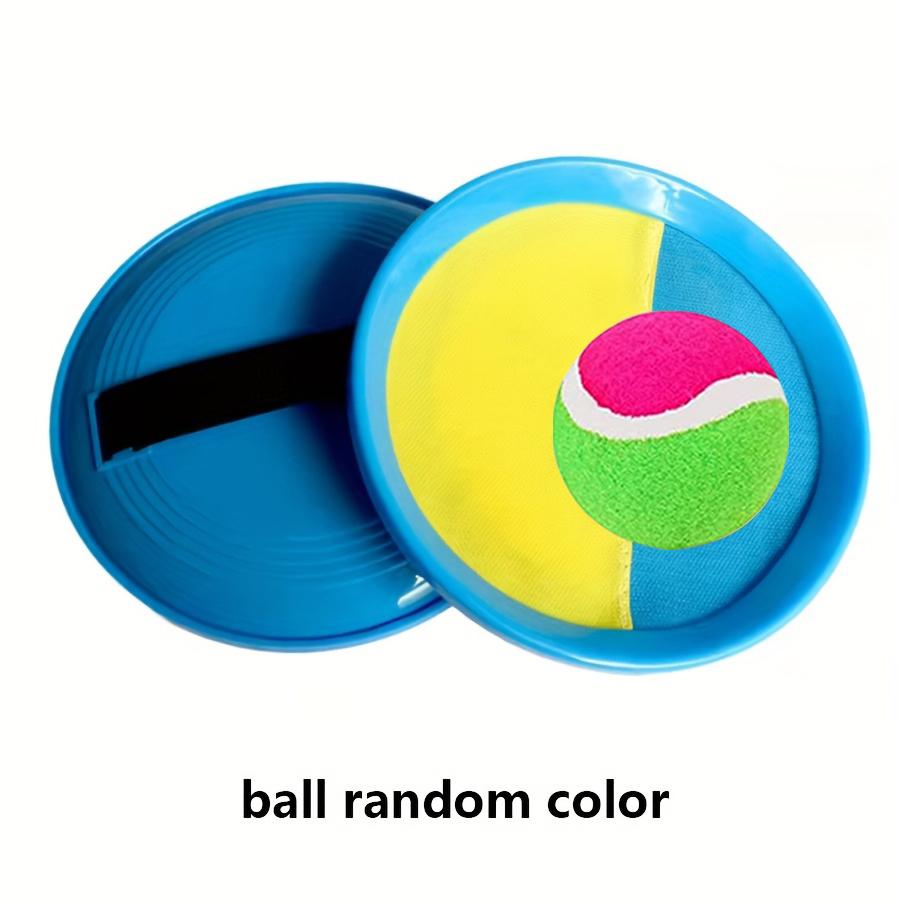 Sticky Rackets with Hard Ball Set Outdoor Toss and Catch Game for Family Backyard Camping Holiday Parties Fun Interactive JXB