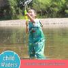 Kids' Waterproof One-Piece Waders for Sand, Water Play, and Rain with Boots
