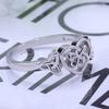Celtic Knot Heart Design Ring Fashion Simple Eternity Wedding Band Jewelry Gift For Women Birthday Valentine's Day Anniversary