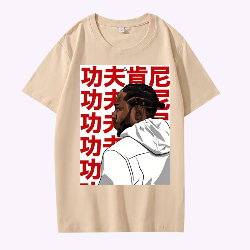 Rapper Kendrick Lamar Oversized T-shirt Men Women 100% Cotton Streetwear Top Fashion Short Sleeve Summer Unisex Plus Sizetops