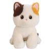 Cute Cat Plush Toy Trio: Siamese, Black, and Calico Soothing Dolls for Kids