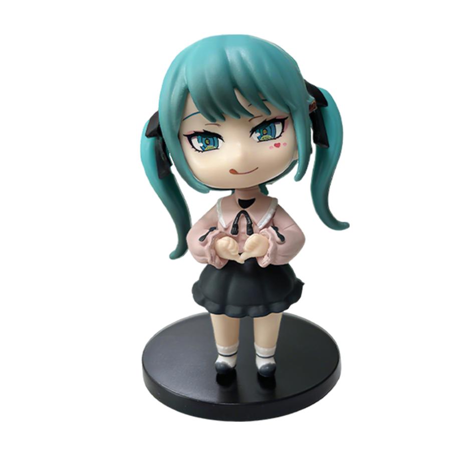 6 PCS Hatsune Miku Q Edition Series Handmade Blind Box Children's Toys Birthday Halloween Christmas Gift Desktop Decoration