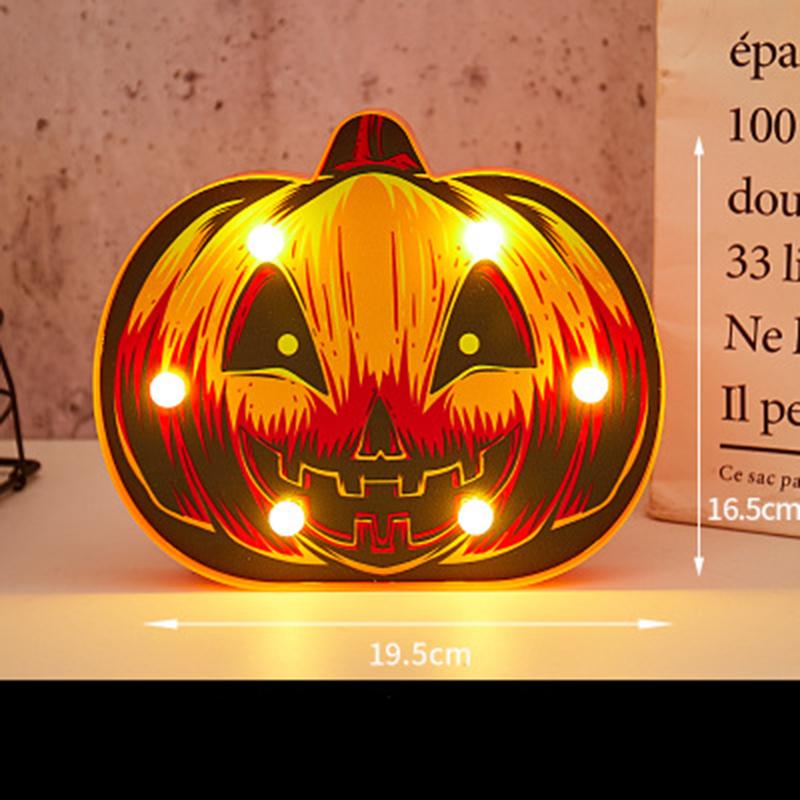 

Украшение Хэллоуин Светодиодные Фонари Фонарь Летучая мышь Паук Череп Тыква Лампа Уличная Grin Pumpkin,16.5*19.5cm/0.54*0.64’