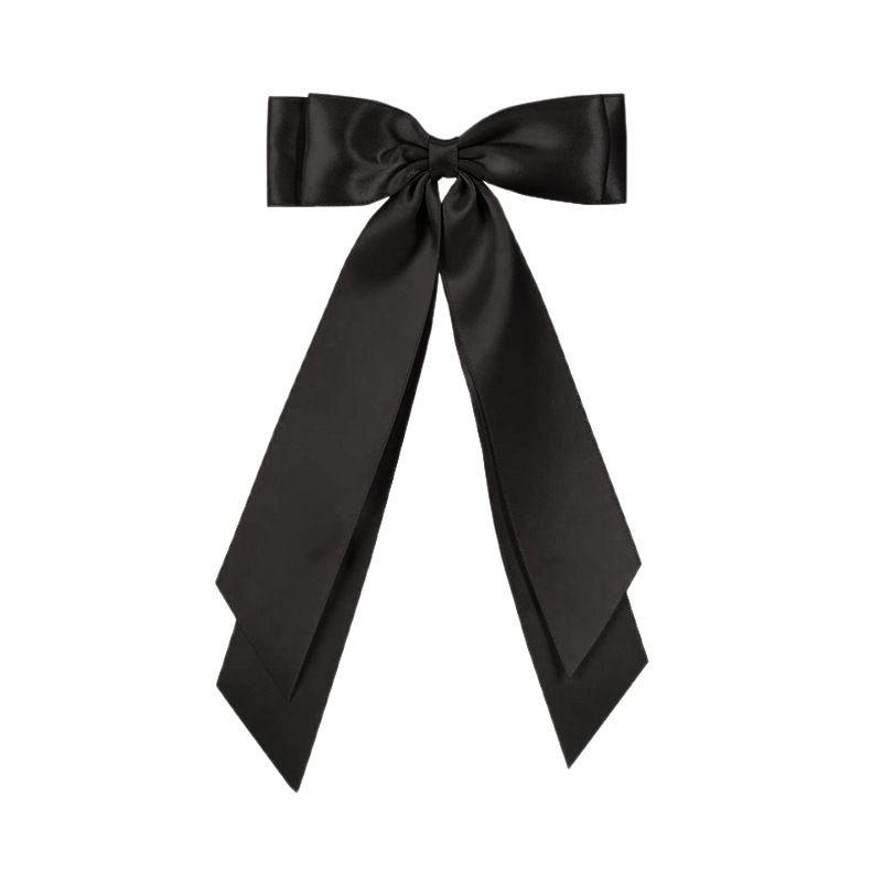 6PCS Explosive Model Double Ribbon Ribbon Hair Clips Fresh Sweet Female Simple Temperament Versatile Hair Accessories Hair Card