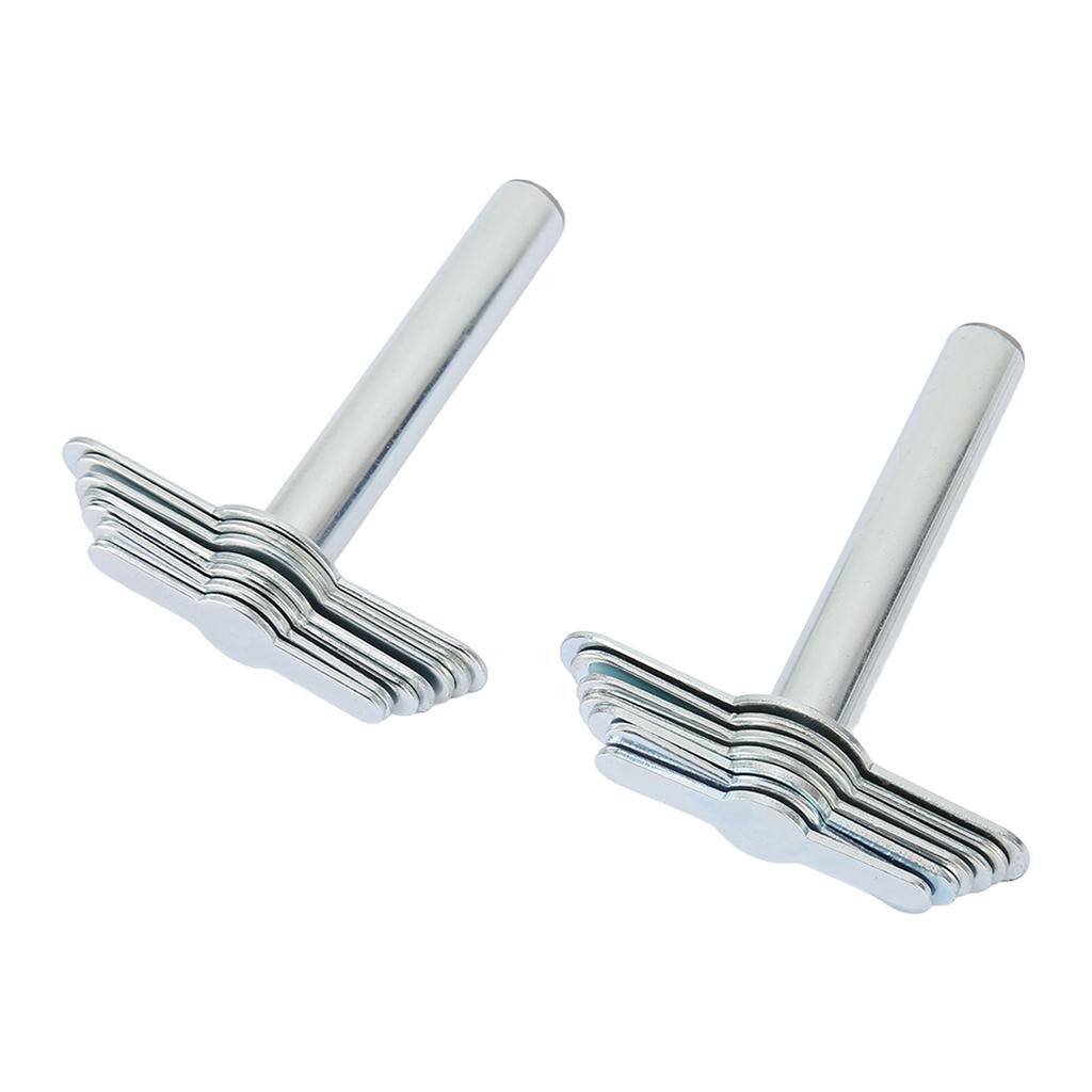 2PCS Cork Borer Stainless Steel Manual Cork Rubber Stopper Borer Tool for School Laboratory