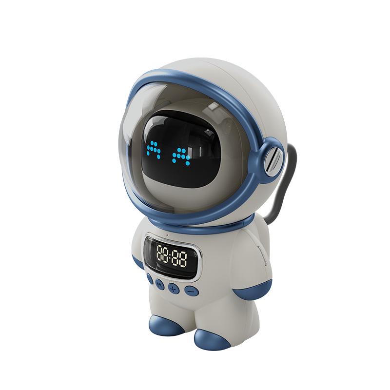 Astronaut AI Bluetooth Alarm Clock Speaker with Radio & TF Card Support