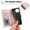 SY-003 For iPhone 14/13 Case PU Leather Stand View Phone Wallet Cover with Hand Strap