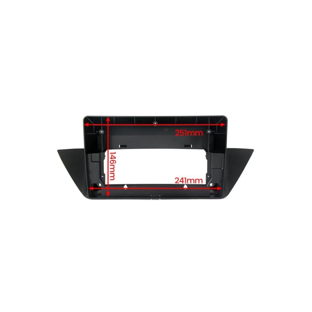 Pro 10palcový Android Car Navigator Frame Sada Dashboard Kit Adaptér pro BMW X1 E84 Rádiový ochranný rám Kabel Sada Canbus Decoder Mount