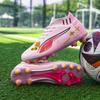 Spot 2025 New Graffiti Kids and Youth Soccer Boots Spike Broken Nail Competition Training Artificial Grass