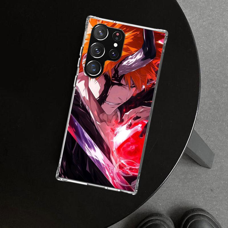 Kurosaki Ichigo Bleach Phone Case Cover for Samsung Galaxy S26 S25 Edge S24 S23 Ultra S22 Plus S21 FE S20 + Art Customized Funda