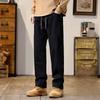 Vintage High Street Overalls Men's Straight Wide Leg Casual Pants Fashion Trend Pants