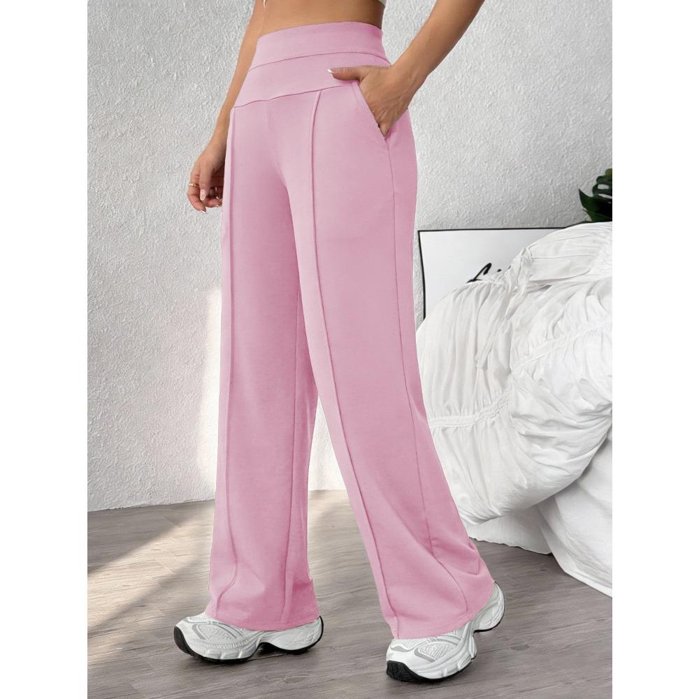 Straight Leg Sports Pants for Women, New Loose Quick Drying Pilates, Running Training Yoga Pants Fitness Suit