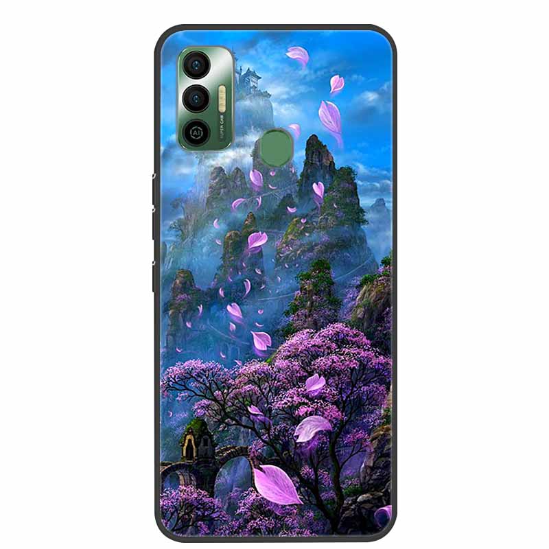Per Tecno Spark 7 Custodia Lusso Silicone Morbido TPU Cover Custodie per Telefono Per Tecno Spark 7 Pro Spark 7P Spark7 Protettiva KF6 Coque