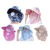 Sun Hat Female Summer Hat Cover Face Sun Hat All-match Summer Hat with B