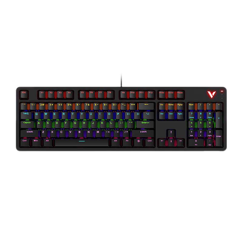 Rapoo V500PRO Upgrade 104-Key Wired Backlit Mechanical Gaming Keyboard